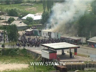 В Киргизии во время беспорядков  сожжено 70% города Ош - административного центра Ошской области, второго по величине города в республике, официально называемого "Южная столица"
