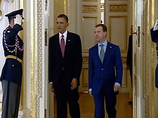 Встреча президентов России и США Дмитрия Медведева и Барака Обамы началась в Вашингтоне