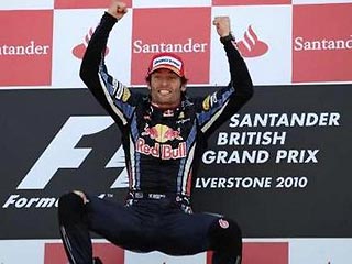 Марк Уэббер выиграл Гран-при Великобритании 