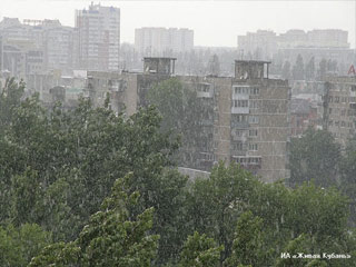 Начало июля на Кубани выдалось очень дождивым