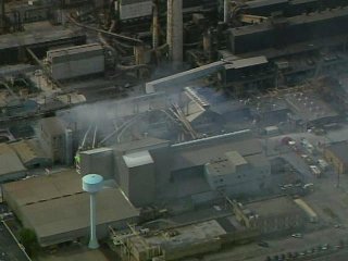 На цинковом заводе в американском штате Пенсильвания произошел взрыв