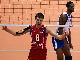 Россияне сыграют с сербами в полуфинале Мирвой лиги по волейболу