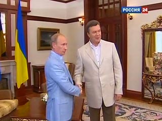 Российский премьер и украинский президент неформально пообщались в Форосе