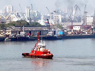Два большегрузных судна столкнулись в порту Мумбаи