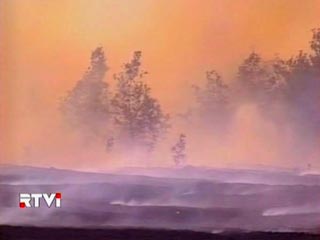 В Алтайском крае, куда накануне перекинулись природные пожары из Казахстана, удалось остановить распространение огня