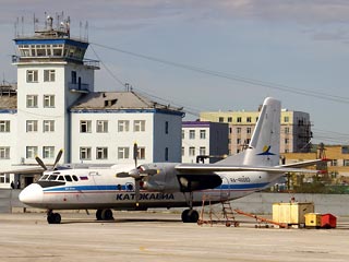 Самолет Ан-24 авиакомпании "КАТЭКАВИА"