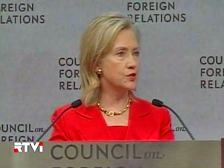 Госсекретарь США Хиллари Клинтон в среду выступила в Вашингтоне с программной речью по американской внешней политике