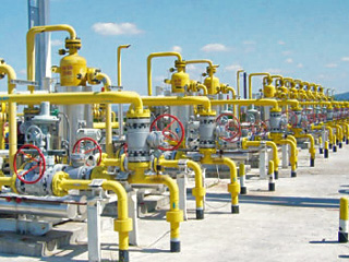 На участке газопровода болгарской компании "Булгартрансгаз", через который "Газпром" осуществляет транзит газа в Турцию