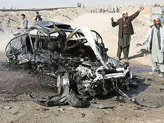 Смертник-мотоциклист взорвал афганского вице-губернатора по дороге на работу вместе с родными и охраной