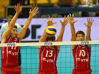 Российские волейболисты разгромили египтян на чемпионате мира