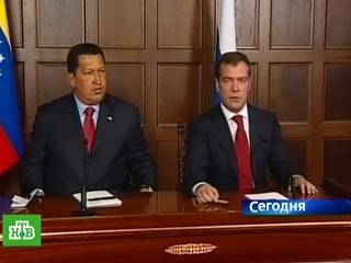 В резиденции главы российского государства в Горках в четверг вечером состоялась встреча президента Дмитрия Медведева с коллегой из Венесуэлы Уго Чавесом