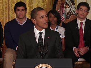 Президент США Барак Обама снялся в передаче телеканала Discovery "Разрушители легенд" (Mythbusters), авторы которой проверяют устоявшиеся научные и псевдонаучные теории опытным путем