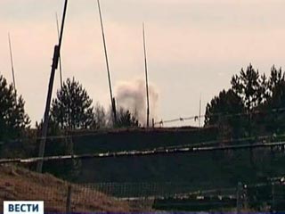 Пожар на военных складах с боеприпасами районе села Арга Серышевского района Амурской области, начавшийся в четверг утром, удалось потушить