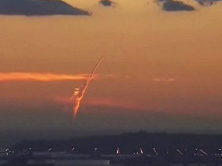Таинственная "ракета", запуск которой у побережья Калифорнии якобы был заснят репортерами, всего лишь "оптическая иллюзия", считает эксперт