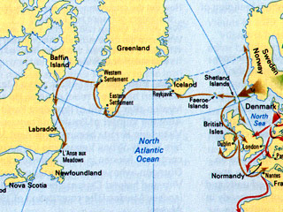 Намного раньше Колумба в Америке побывали викинги. Возможно, это они, добравшись до американских берегов, на обратном пути захватили с собой индейцев