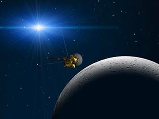 Американский зонд Cassini обнаружил кислород в разреженной атмосфере Реи, спутника Сатурна, когда в марте пролетал мимо этого небесного тела