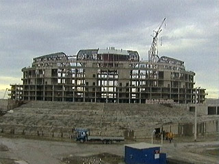 Строительство Большой ледовой арены в Сочи