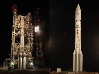 Космическая индустрия РФ завершила уходящий 2010 год запуском ракеты-носителя "Протон-М" с европейским спутником связи КА-SАТ