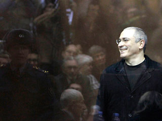Михаил Ходорковский в Хамовническом суде Москвы 27 декабря 2010 года