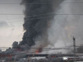На северо-востоке Москвы во вторник был локализован крупный пожар, произошедший на складе стройматериалов и лакокрасочных изделий в Чермянском проезде