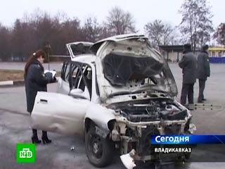 Во Владикавказе подорван автомобиль замначальника штаба воинской части