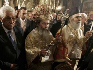 По многолетней традиции, палестинскую администрацию на праздновании православного Рождества  представляли Махмуд Аббас и палестинский премьер-министр Салам Файяд
