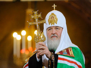 В день праздника Рождества Христова, Патриарх Кирилл совершил великую вечерню в московском кафедральном соборном храме Христа Спасителя