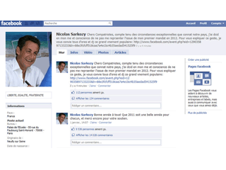 Президент Франции Николя Саркози в разгар начавшейся в стране предвыборной кампании стал жертвой киберпреступников. Хакеры взломали страницу французского лидера в социальной сети Facebook