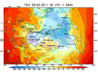 В Московском регионе в следующие две недели - с 11 по 24 февраля - установятся серьезные морозы