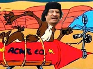 Интернет заполнился ВИДЕОпародиями на Муаммара Каддафи