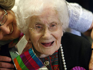 Титул самого старого из ныне живущих человека на Земле получила американка Бессе Купер, проживающая в доме престарелых в штате Джорджия