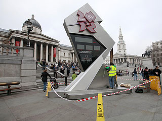 В Лондоне остановились гигантские часы, напоминавшие о приближении Олимпиады