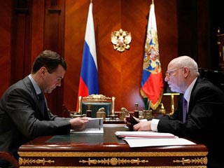 Дмитрий Медведев и Михаил Федотов, 22 марта 2011 года