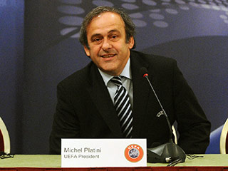 Мишель Платини переизбран президентом УЕФА на безальтернативных выборах