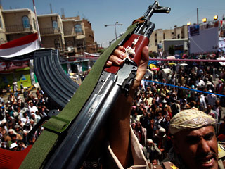 Митинг оппозиции в столице Йемена 21 марта 2011 года
