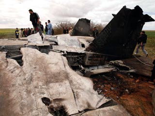 Место падения F-15E Strike Eagle, окрестности Бенгази, 22 марта 2011 года