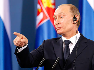 Премьер-министр России Владимир Путин использовал пресс-конференцию по итогам переговоров с руководством Сербии, чтобы в очередной раз выразить свою точку зрения о ситуации в Ливии и осудить действия международной коалиции