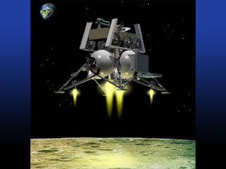 Кадр из презентации программы освоения Луны, подготовленной НПО имени С. А. Лавочкина в 2006 году
