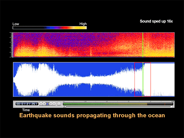 Спустя месяц после японского землетрясения появилась возможность услышать его ужасающий звук
