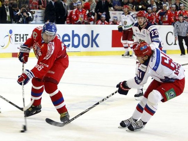 Сборные России и Чехии порадовали пражан результативным хоккеем