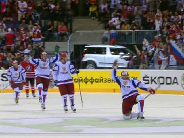 Сборная России по хоккею в четверг удачно стартовала в плей-офф чемпионата мира по хоккею, который проходит в эти дни в Словакии