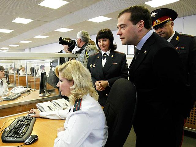Медведев приехал на Петровку, 38: на время его визита преступления в Москве прекратились