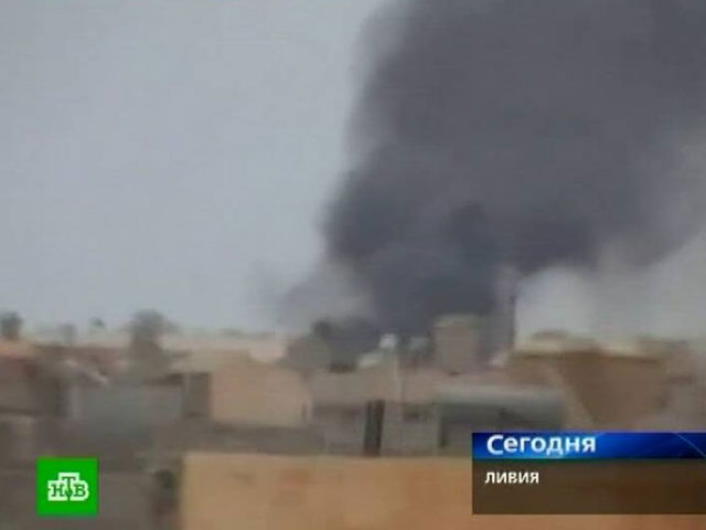 Авиация НАТО неожиданно ударила по Триполи в дневное время