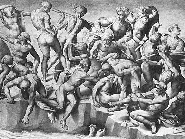 5 июля на аукционе Christie's будет выставлен на продажу один из этюдов, сделанных Микеланджело для его незавершенной картины "Битва при Кашине"