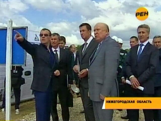 Президент России Дмитрий Медведев находится в эти дни в Нижегородской области