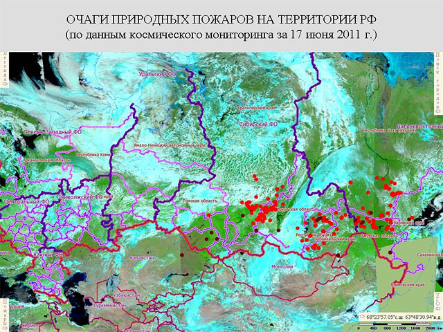 Площадь лесов, охваченных пожарами на территории Сибирского федерального округа, уменьшилась в 1,3 раза и составляет 5 тыс. 428,5 га