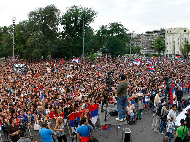 Победителя Уимблдона в Белграде встретила 100-тысячная толпа болельщиков 