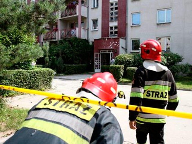 На юге Польши в городе Кракове произошел взрыв в жилом доме. В результате ЧП пострадал один человек