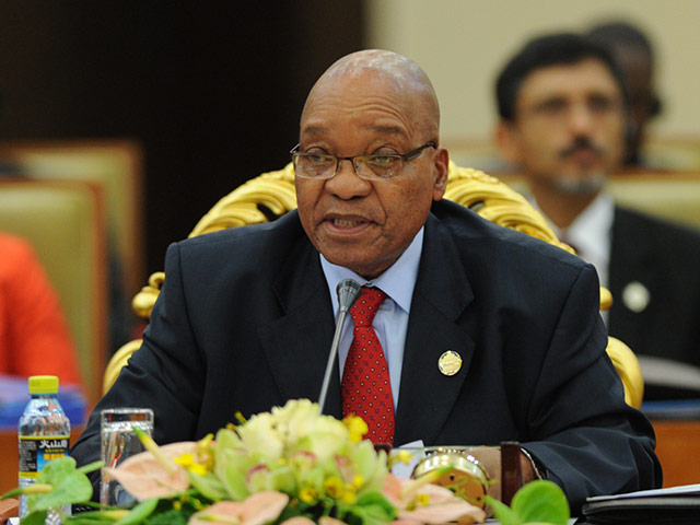 Гражданин ЮАР признан виновным в нападении на президента страны Джейкоба Зуму