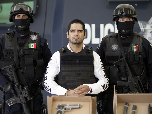 По данным правоохранительных органов, задержанный Хосе Антонио Акоста Эрнандес по прозвищу Эль Диего отдал приказы об убийстве 1,5 тысячи жителей Мексики